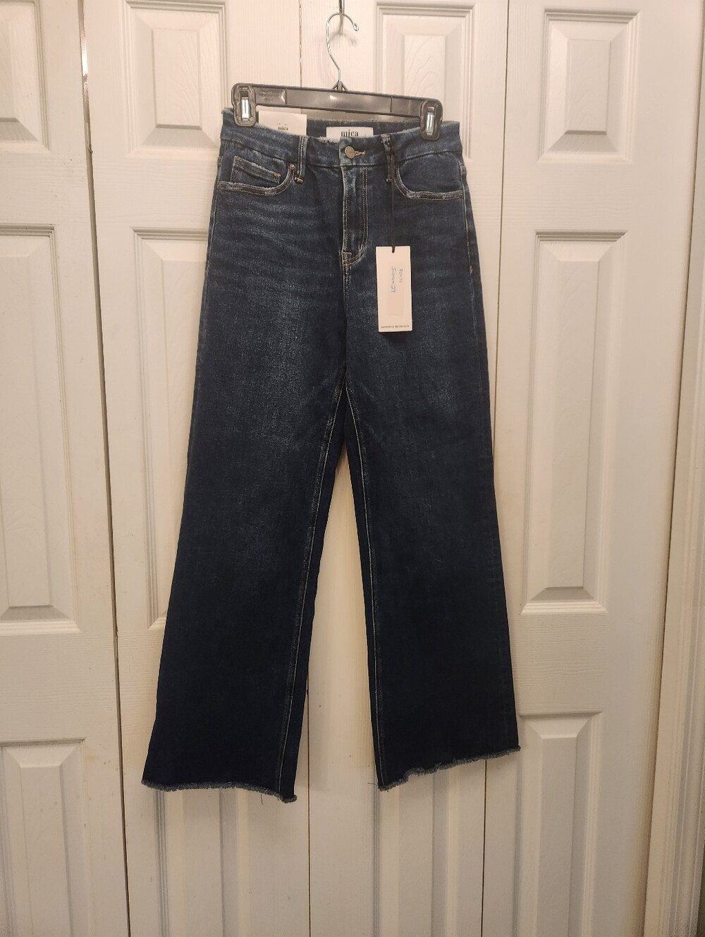 Mica Dark Blue Women's High-Rise Wide Leg Jeans